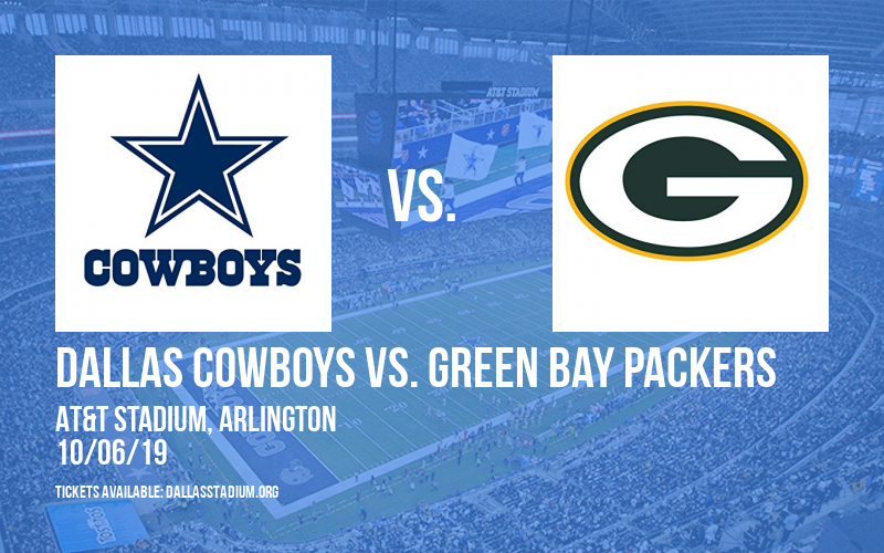 Dallas Cowboys vs. Green Bay Packers at AT&T Stadium tickets Dallas Cowboys vs. Green Bay Packers at AT&T Stadium