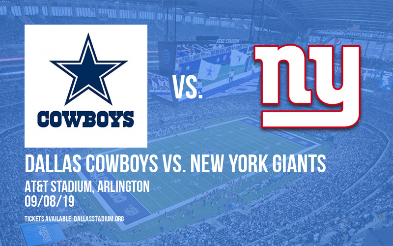 Dallas Cowboys vs. New York Giants at AT&T Stadium
