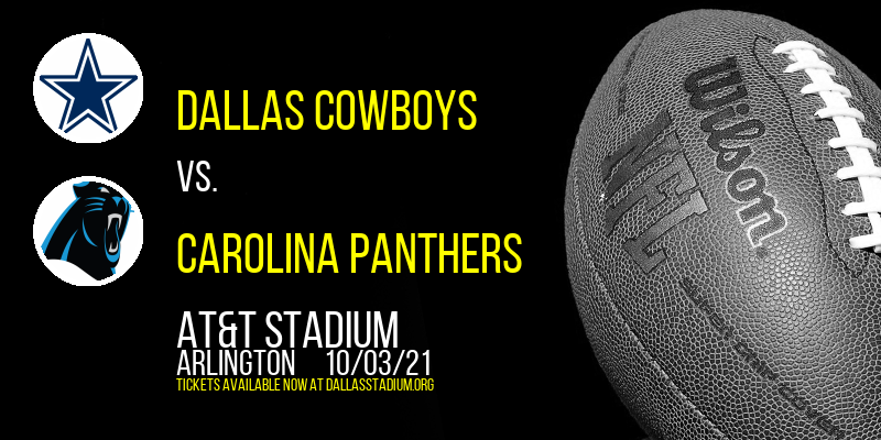 Dallas Cowboys vs. Carolina Panthers at AT&T Stadium
