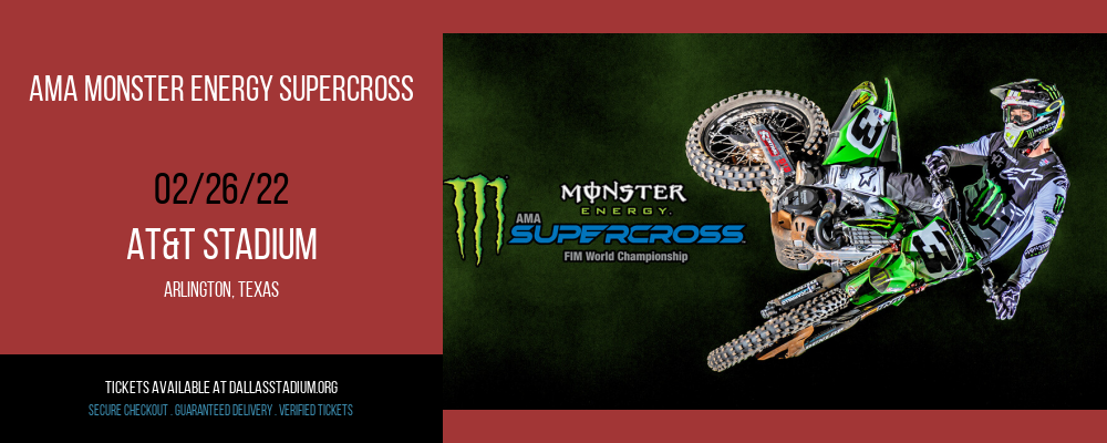 AMA Monster Energy Supercross at AT&T Stadium