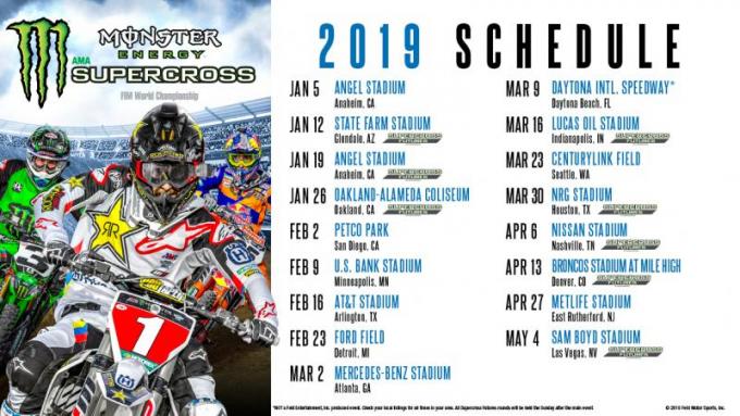 AMA Monster Energy Supercross at AT&T Stadium