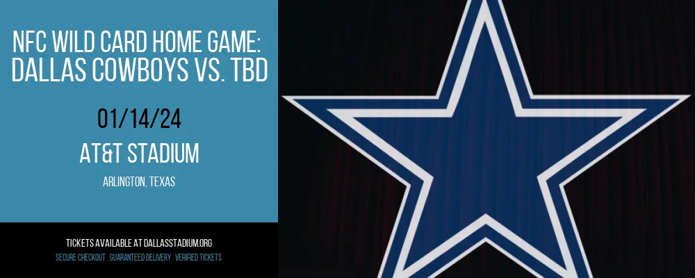 NFC Wild Card Home Game at AT&T Stadium